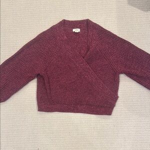 UpWest Deep Burgundy Cardigan Sweater